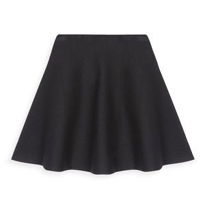 Black autumn skirt (oxford style)